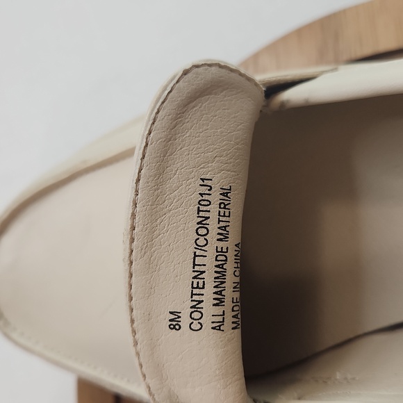 Madden Girl Lotto Bone Chunky Heel Loafers. Size 8 - Picture 8 of 9